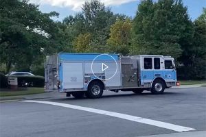 Fire truck still image from video